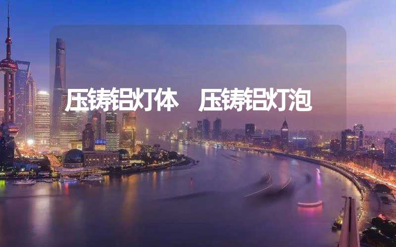 压铸铝灯体 压铸铝灯泡